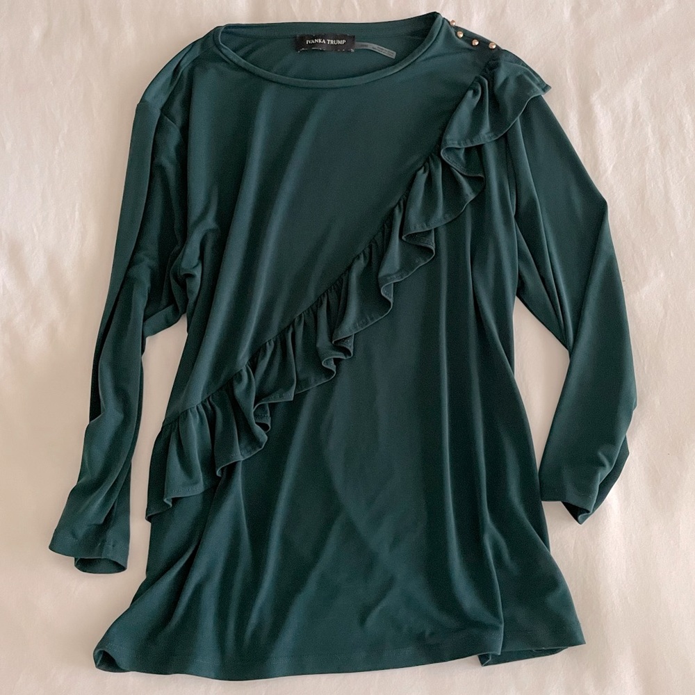 Emerald Green Ivanka Trump Work Wear